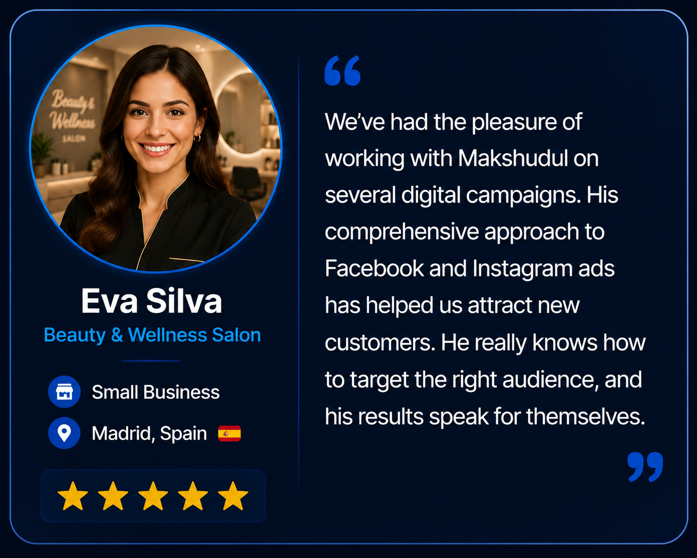 Eva Silva testimonial